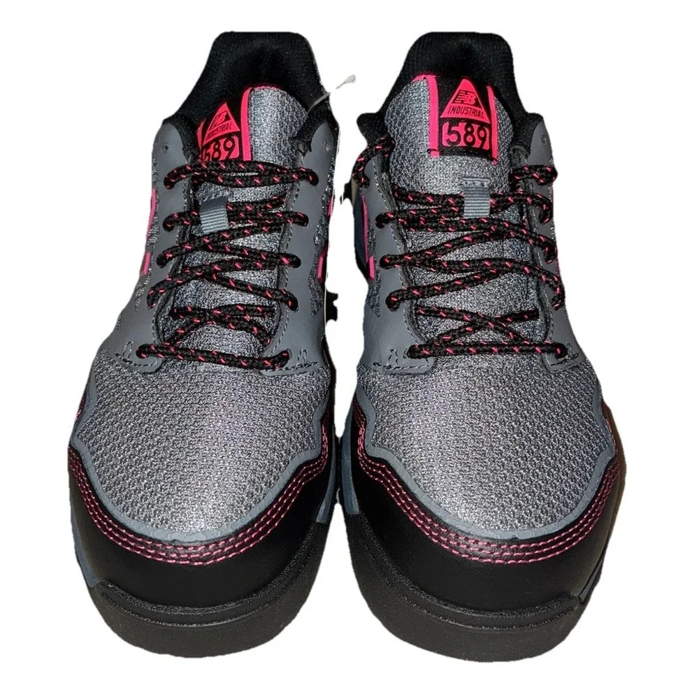 New Balance 589  Industrial Work Shoes Women's‎ 7.5 Gray Pink  Composite Toe NEW